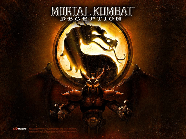 Mortal Kombat: Deception [Kollector's Edition: Mileena Version] title screen for Xbox